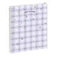 Cahier de textes Elsa Tartan 17 x 22 cm - Visuel
