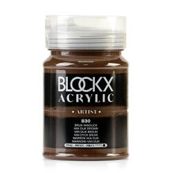 Peinture acrylique fine pot 500ml - Brun Van Dijk
