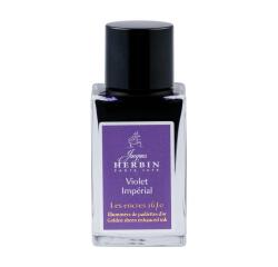 Encre 1670 à paillettes dorées 15ml - Violet Impérial