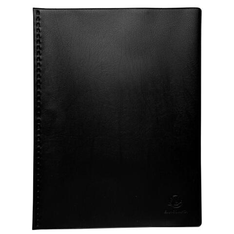 Carpetas de fundas PVC Vega opaco - (Vistas: 20 Fundas: 10) - 23,5x31 cm para A4 - Negro