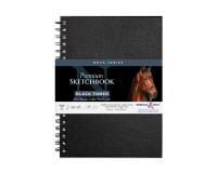 Nova Series carnet spiralé 50F 17,8x25,4cm 150g - Noir