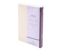 Ensemble Velin pur coton 10 cartes + 10 enveloppes C6, sous sachet - Crème