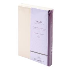 Ensemble Velin pur coton 10 cartes + 10 enveloppes C6, sous sachet - Crème