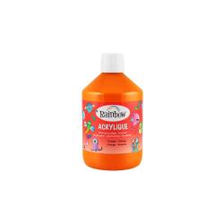 ACRYLIQUE MATE 500 ML ORANGE - Orange