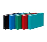 Classeur rembordé polypropylène pour fiches bristol 125x200 2 anneaux 25mm - Couleurs assorties