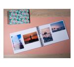 Album photo à spirales 50 pages blanches Flamingo