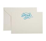 Ensemble 1 carte/1 enveloppe C6 Typo-lettering, sous sachet