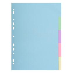 Div Forever Divider A4 170g 5P Pastel - Assorted colours