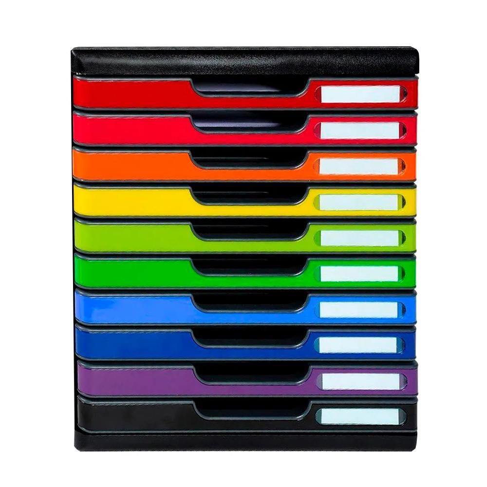MODULO A4 10 draw black/harlequin glossy - Harlequin