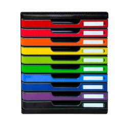 MODULO A4 10 draw black/harlequin glossy - Harlequin