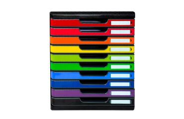 MODULO A4 10 draw black/harlequin glossy - Harlequin