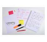 Pk 100 Exa Record Cards 210/297 Sq White - White