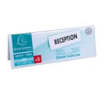 Lot de 5 chevalets double face horizontal A4 - Cristal