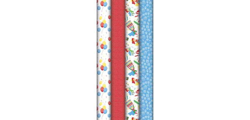 Papier cadeau 'Rayures', grand format