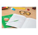 Cahier piqué déficients visuels 24x32cm 48 pages grands carreaux noirs 2 ,5mm agrandis 10x10 Couleur aléatoire - Assortis