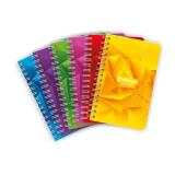 Carnet reliure intégrale 7000 9x14 cm 100 pages petits carreaux 70 g - Assortis