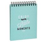 Album photo à spirales 50 pages noires - Format 16x23cm - LITTLE GRAPHIC - Visuels assortis