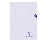 Cahier piqué Mimesys PASTEL A4 96 pages ligné couverture polypropylène - Assortis