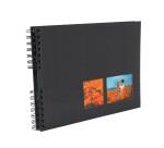 Album photo à spirales 50 pages noires Milano - Noir