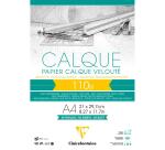 Papier Calque bloc collé 40F A4 110g