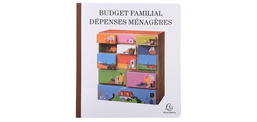 Piqûre de comptabilité et organisation familiale 27x25cm - Budget dépenses ménagères 56 pages