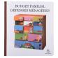  Piqûre de comptabilité et organisation familiale 27x25cm - Budget dépenses ménagères 56 pages - texte FR