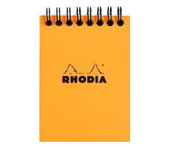 Notepad A7 80 feuilles petits carreaux 5/5 80 g - Orange