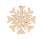 Cimier flocon 20x1,5x20 cm - Kraft