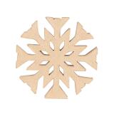 Cimier flocon 20x1,5x20 cm - Kraft