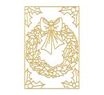 Set de 5 cadres à peindre - Noël - Blanc