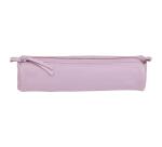 CUIR TEINTÉ Trousse Ø5,5x22 cm Lilas