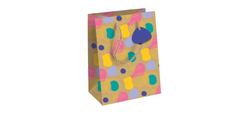 Liwa, kraft, sac moyen 21,5x10,2x25,3 cm - Multicolore