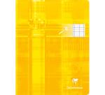 Cahier piqué déficients visuels 17x22cm 96 pages grands carreaux noirs 2 ,5mm agrandis 10x10 Couleur aléatoire - Assortis