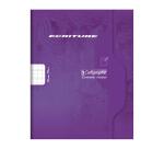 Cahier d'écriture piqué 7000 17x22 cm 32 pages double ligne 2 mm + interligne verticale 70 g - Assortis