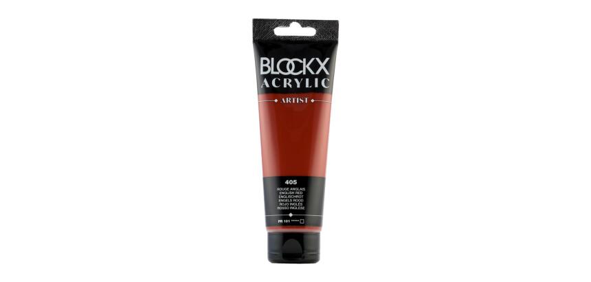 Peinture acrylique fine tube 120ml - Rouge anglais