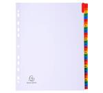 Intercalaires Imprimés numériques carte blanche 160g- 31 positions - A4 Maxi - Blanc