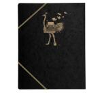 Chemise à élastique 3 rabats Flying Spirit Black 24x32cm motifs assortis - Noir