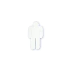 * Silhouette homme - Blanc