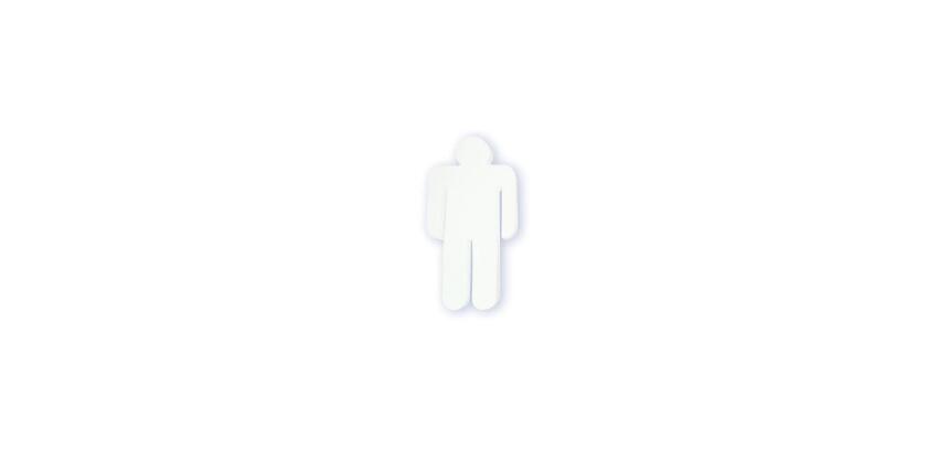* Silhouette homme - Blanc