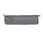 CUIR TEINTE Trousse ronde Ø5,5 x 22 cm - Gris