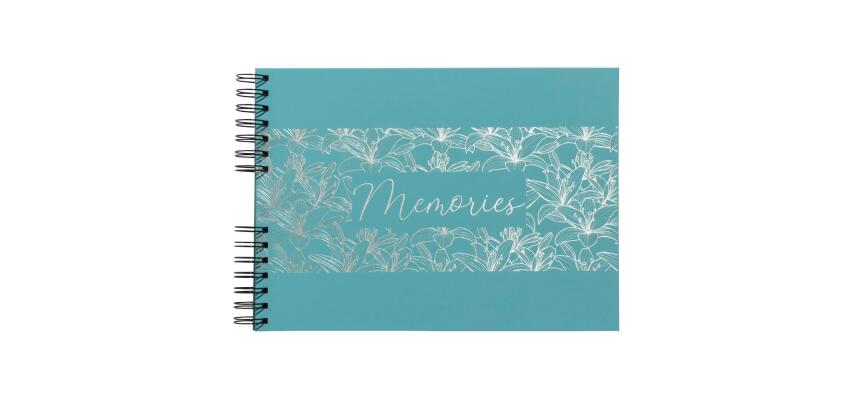 Exacompta Titane Spiral Photo Album, 50 Black Pages