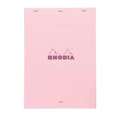 Bloc agrafé Rhodia Couleurs Rose N°16 A5 14,8 x 21 cm - Rose