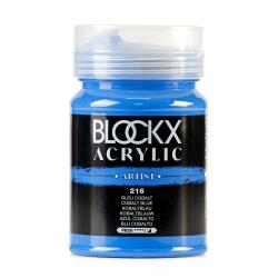 Peinture acrylique fine pot 500ml - Bleu cobalt