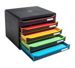 Module de classement Big Box Plus horizon 5 tiroirs Glossy