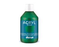 Darwi Flacon de 250 ml de Peinture Acrylique Universelle Brillante - Vert sapin