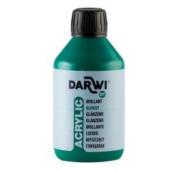 Darwi Flacon de 250 ml de Peinture Acrylique Universelle Brillante - Vert sapin