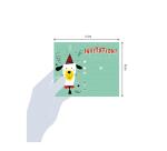 Cartes d'invitation, Animaux - Vert