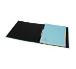 Intercalaires carte lustrée 400g/m2 Aquarel 6 positions - A4 - Couleurs assorties