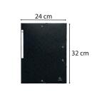 Scotten Elastomap + 3 kleppen in gewafeld glanskarton 425g/m2 - A4