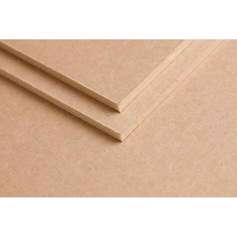 Carton Mousse Kraft 5 feuilles 50x65cm 5mm - Brun